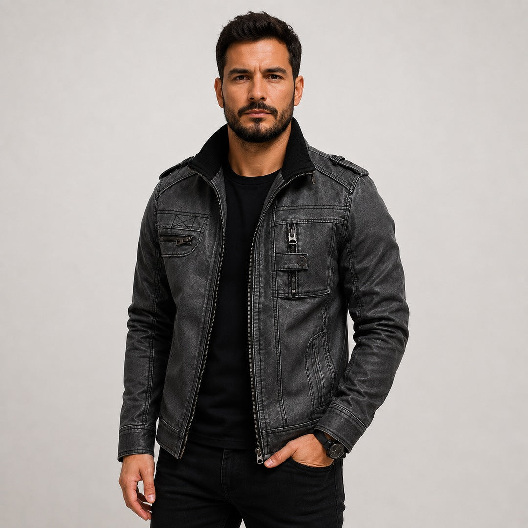 Lederjacke Arlberg — Model