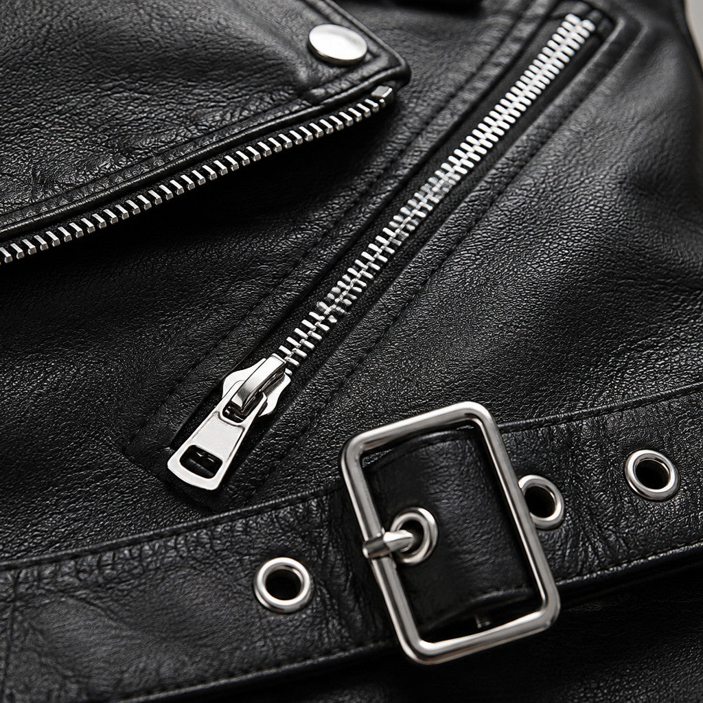 Bikerjacke Saalbach – Detailaufnahme