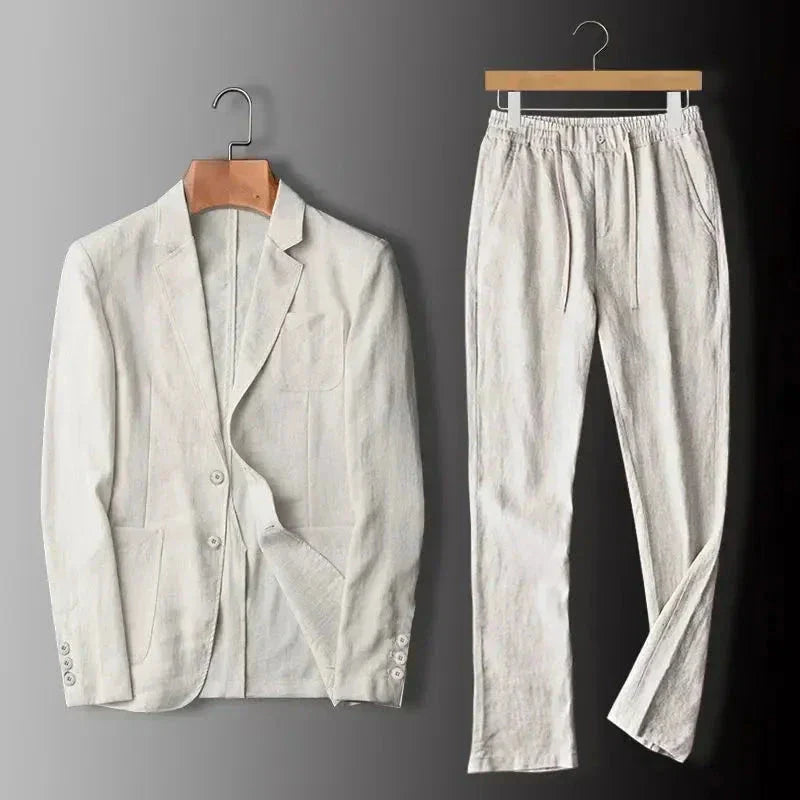 Elegantes Leinen-Set