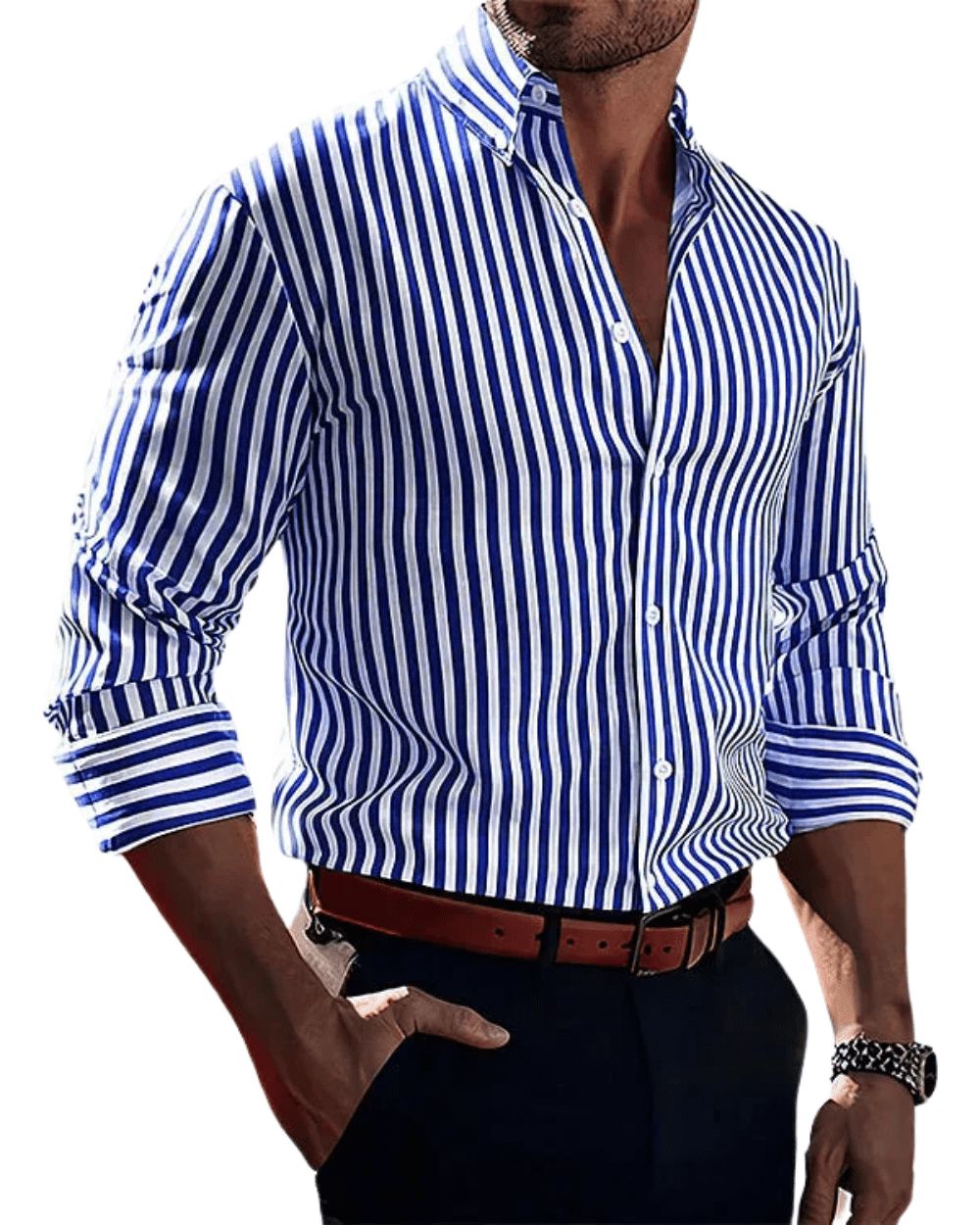 Elegantes Streifenhemd