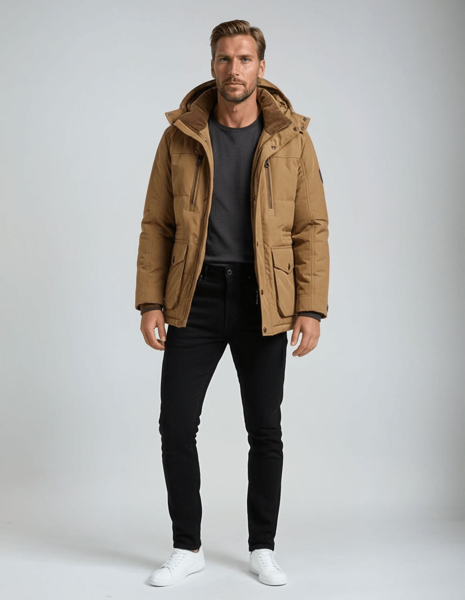 Gefütterte Winterjacke