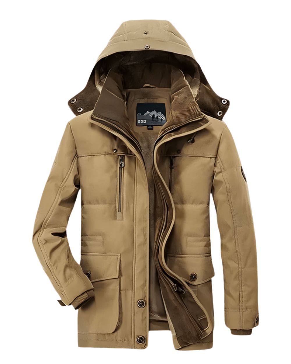 Gefütterte Winterjacke