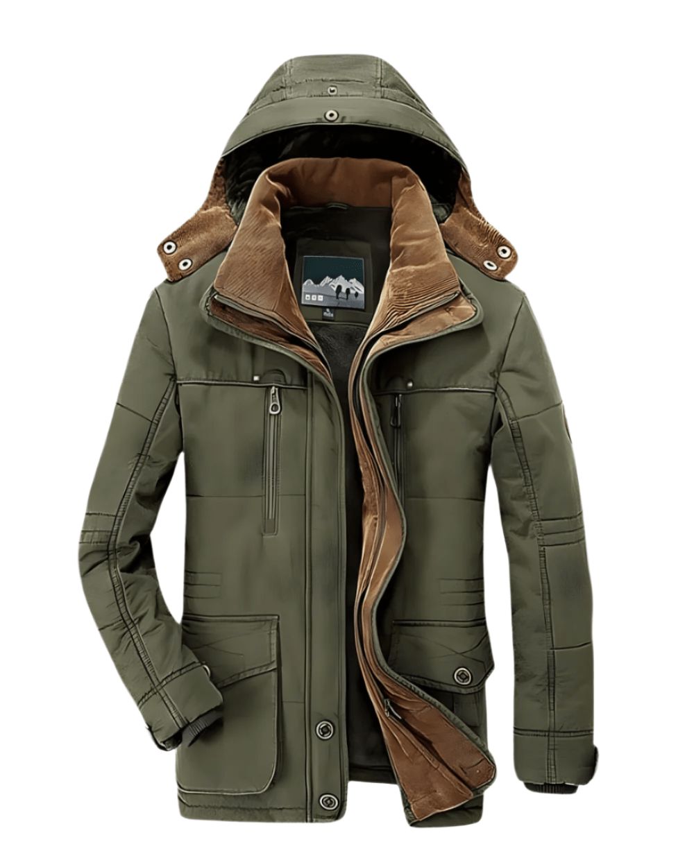 Gefütterte Winterjacke