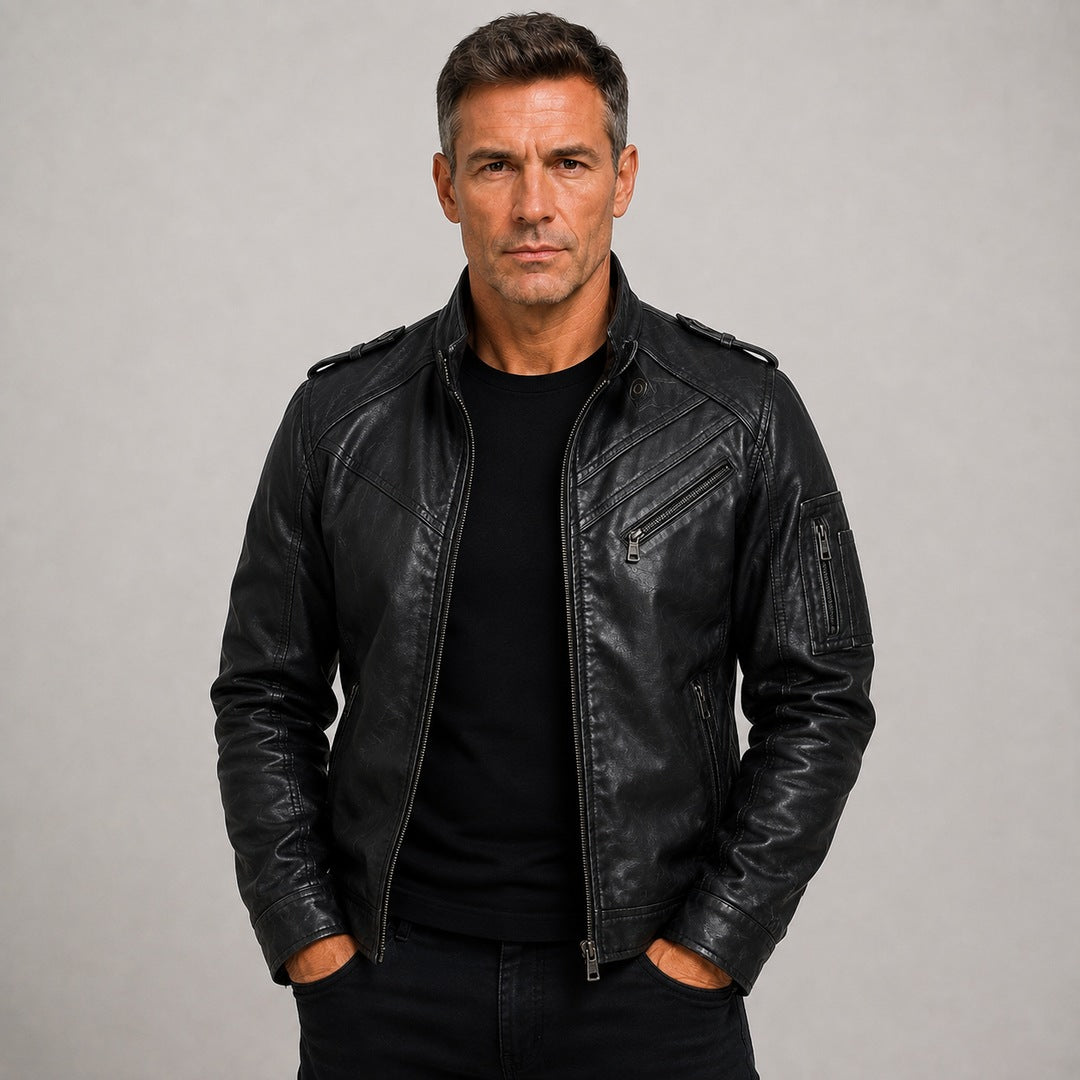 Lederjacke Ischgl — Model