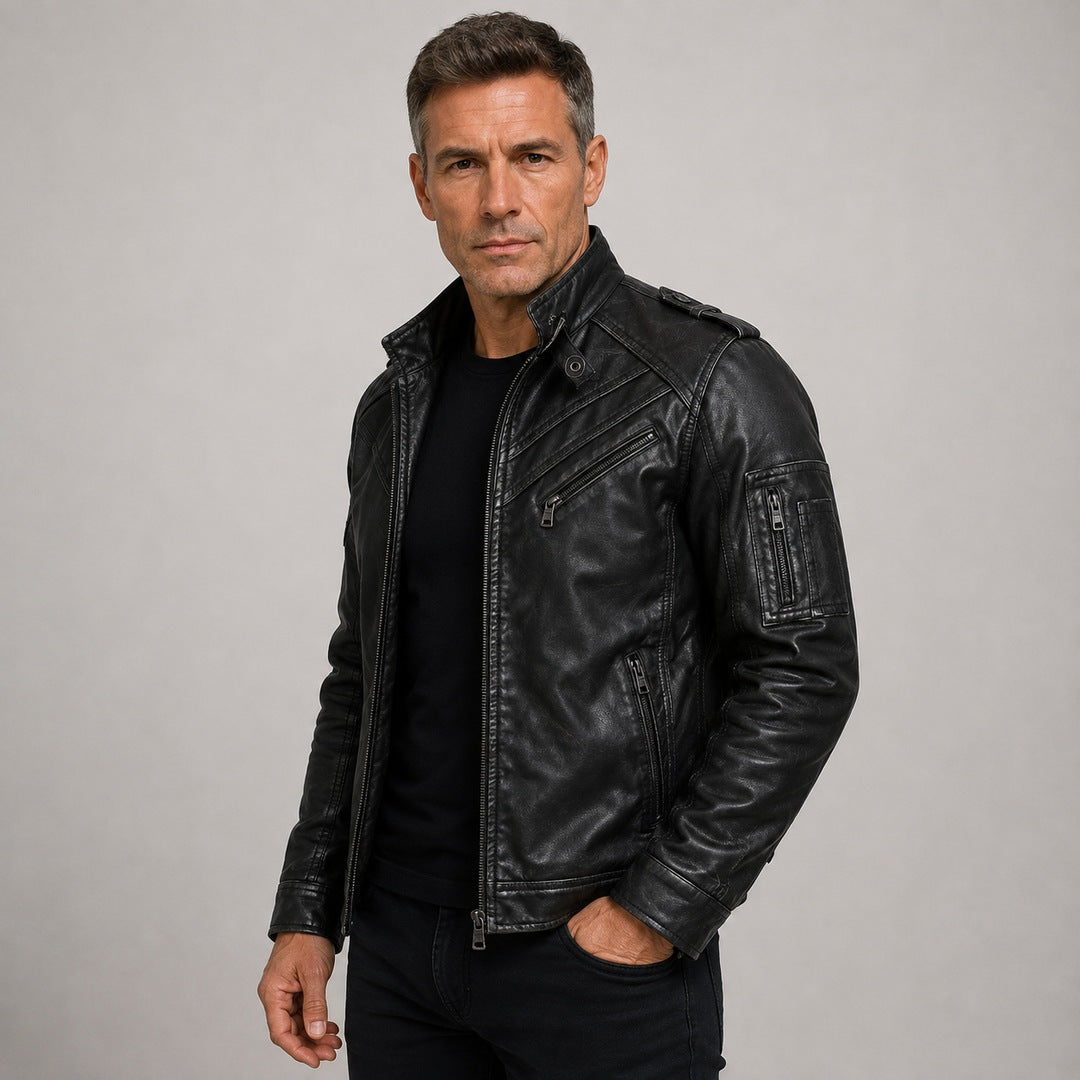Lederjacke Ischgl — Model