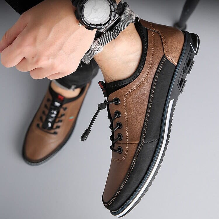Lässige Lederschuhe