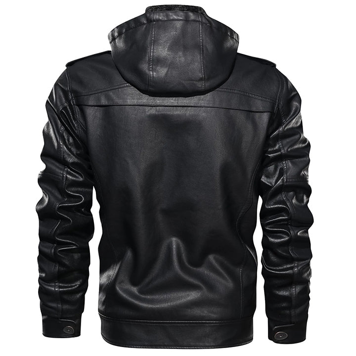 Lederjacke Kaprun – Schwarz