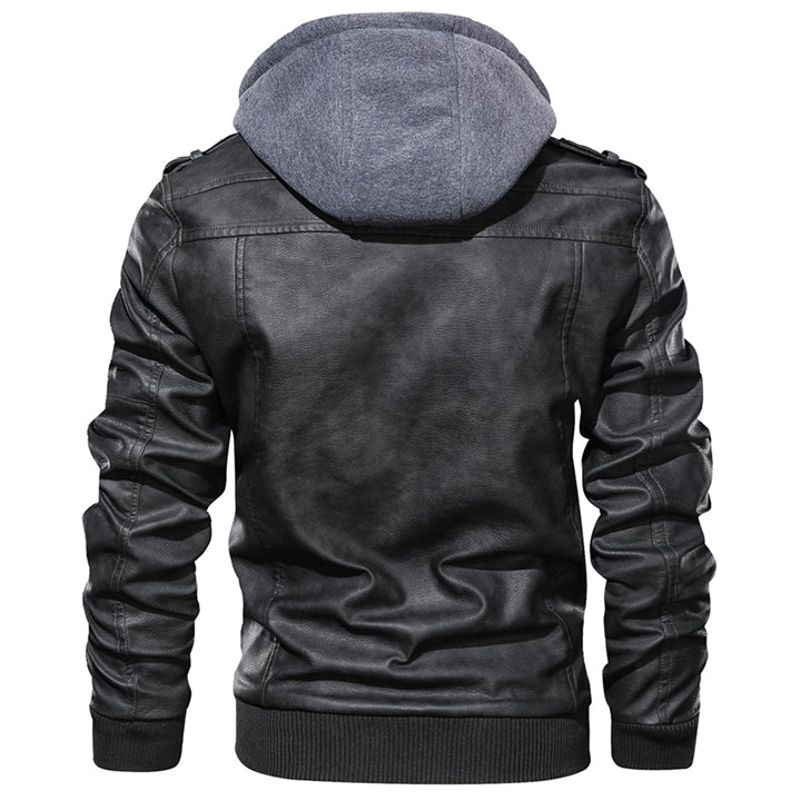 Lederjacke Sölden – Schwarz