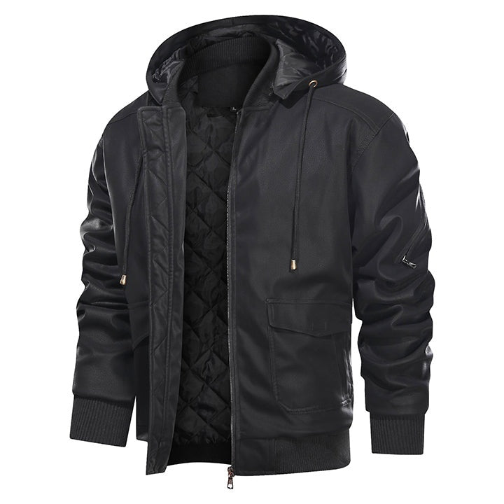 Lederjacke Zillertal – Schwarz