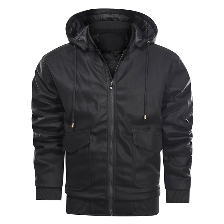Lederjacke Zillertal – Schwarz