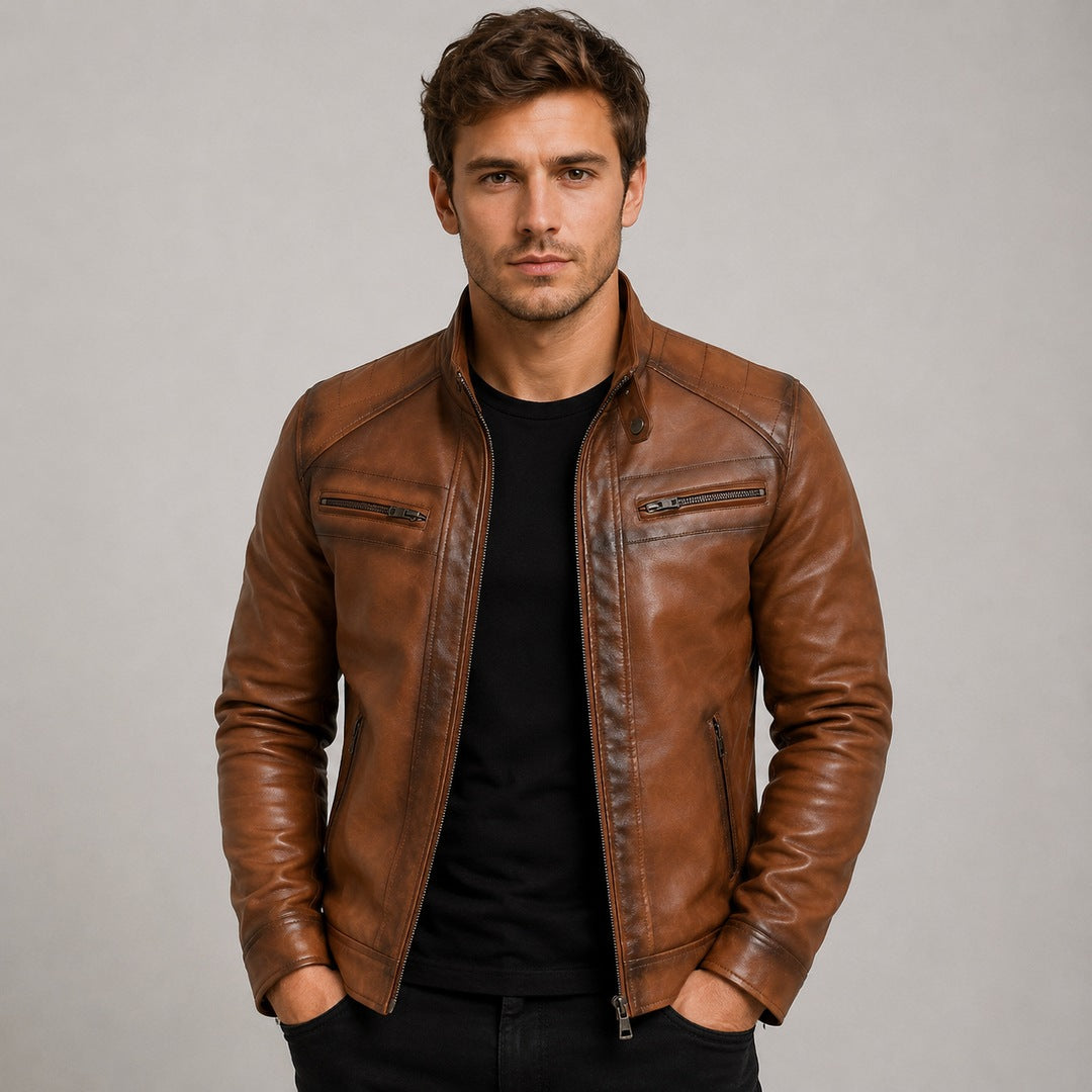 Lederjacke Montafon — Model