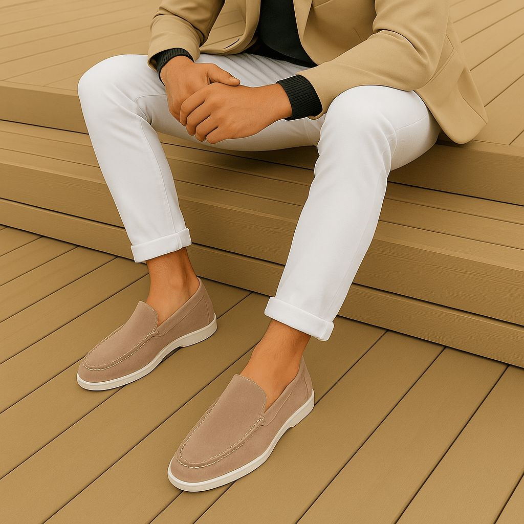 Schicke Wildleder-Loafer
