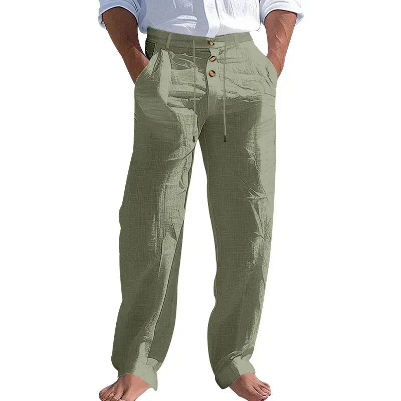 Sommerhose aus Leinen