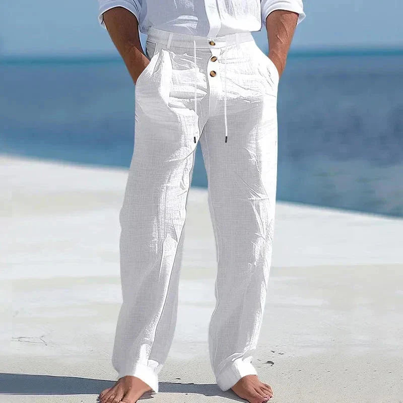 Sommerhose aus Leinen