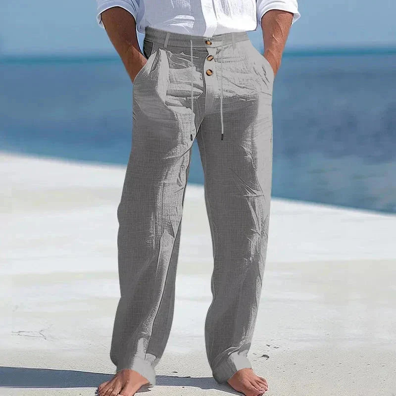 Sommerhose aus Leinen