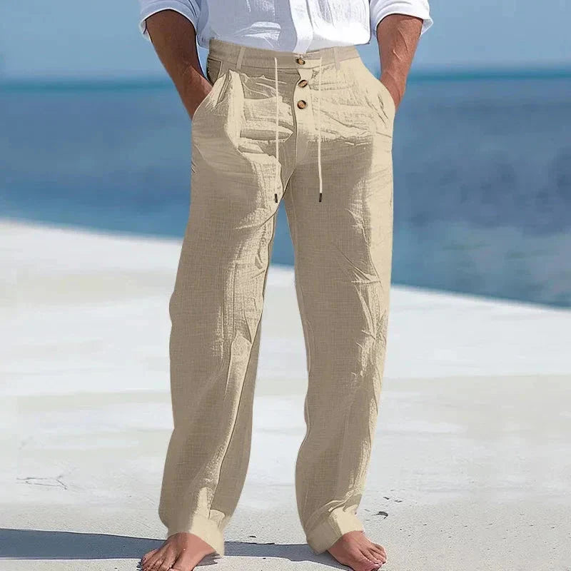 Sommerhose aus Leinen