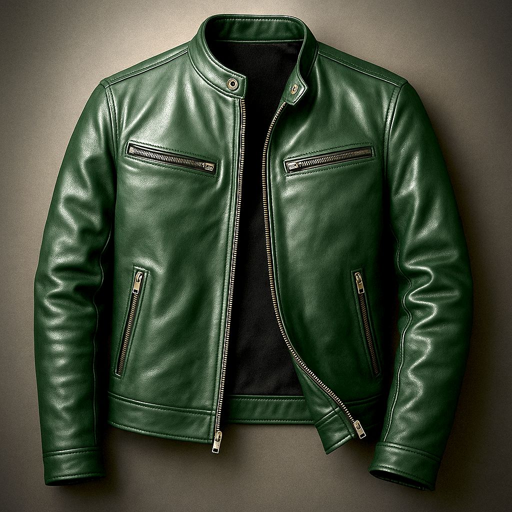 Vintage-Lederjacke