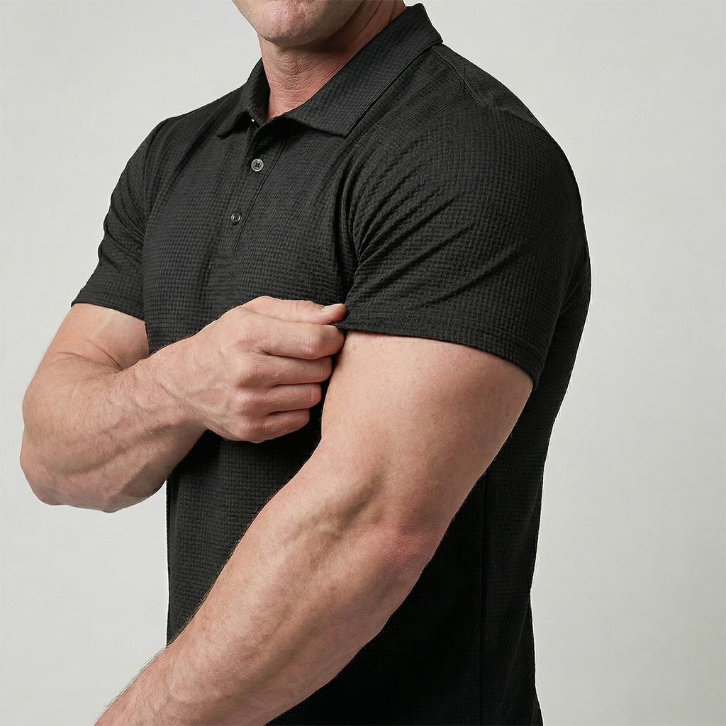 Van Aldric — Premium Herren-Poloshirt mit Komfort-Stretch