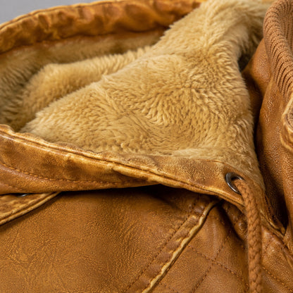 Lederjacke Seefeld – Detailaufnahme