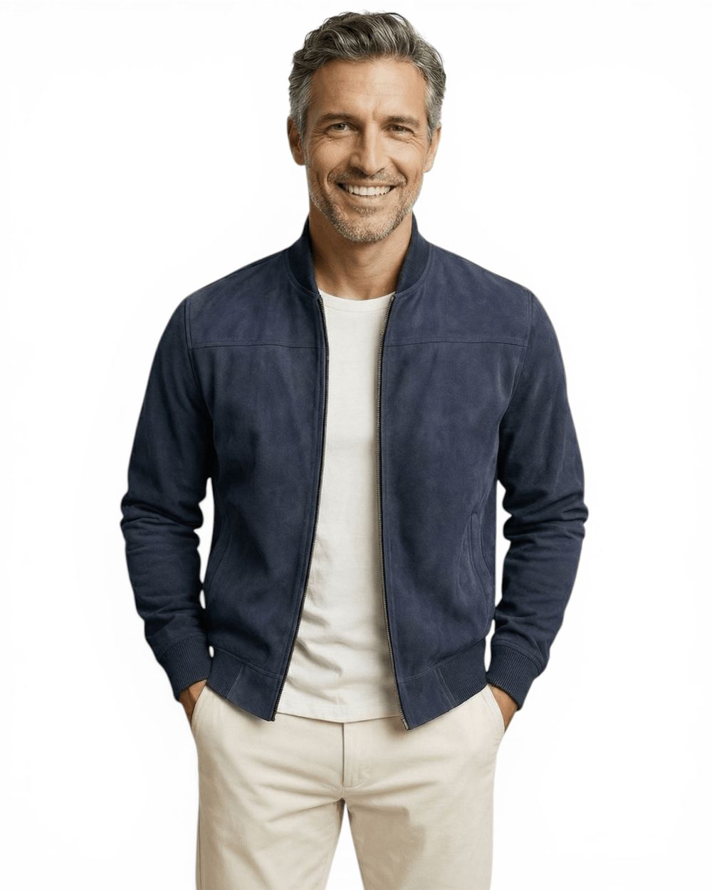 Elegante Wildlederjacke