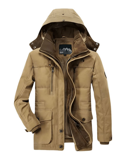 Gefütterte Winterjacke