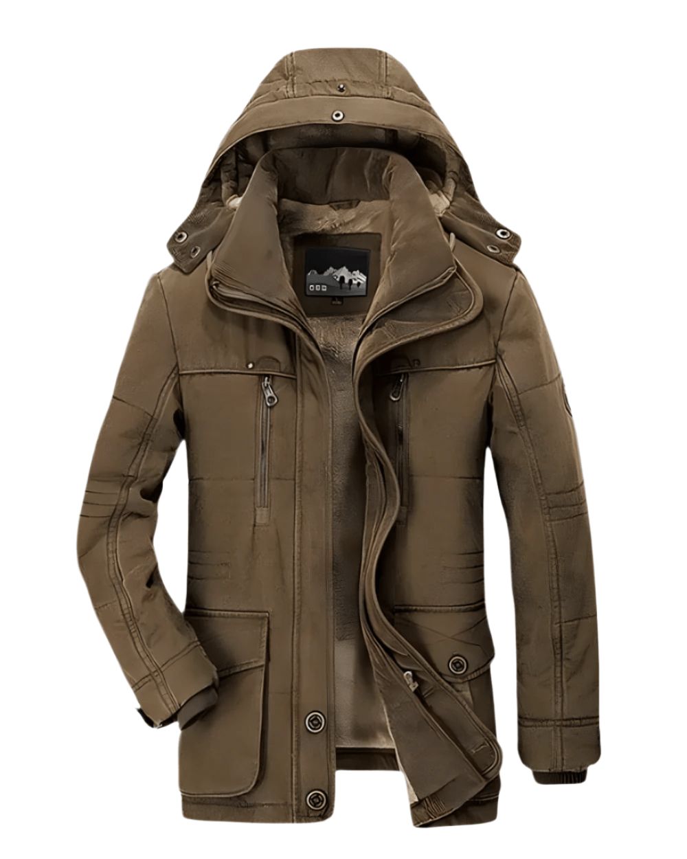 Gefütterte Winterjacke