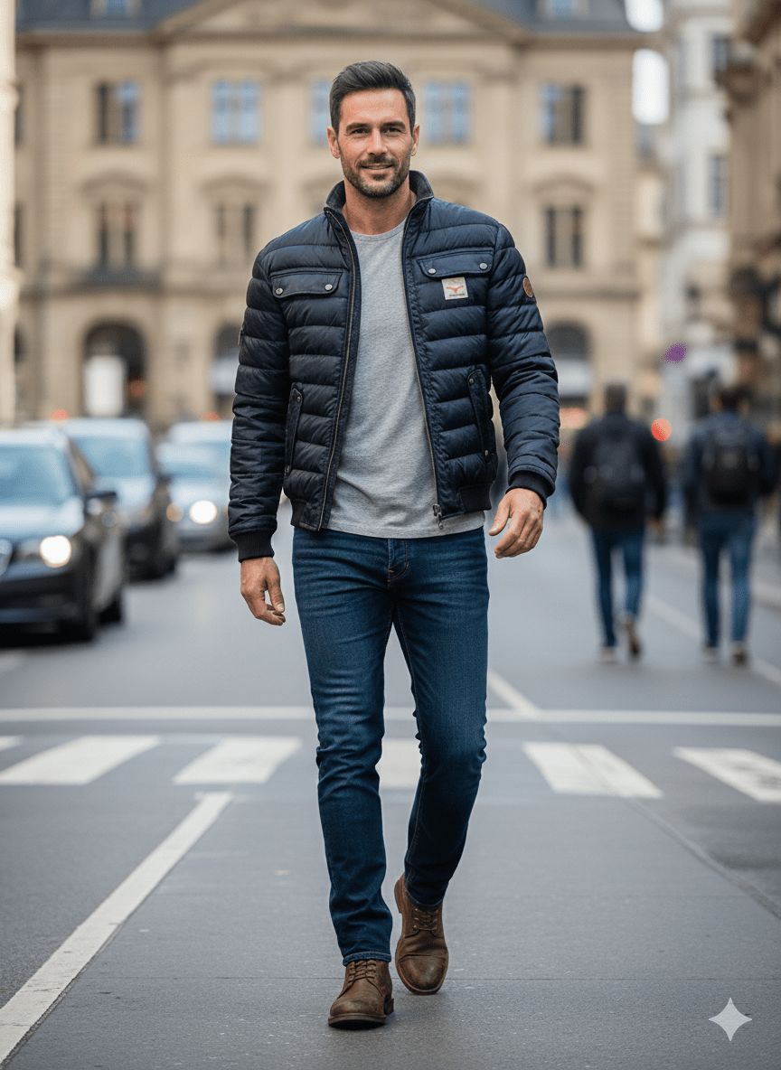 Gesteppte urbane Jacke