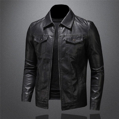 Jacke aus veganem Leder