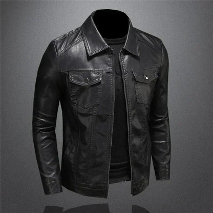 Jacke aus veganem Leder