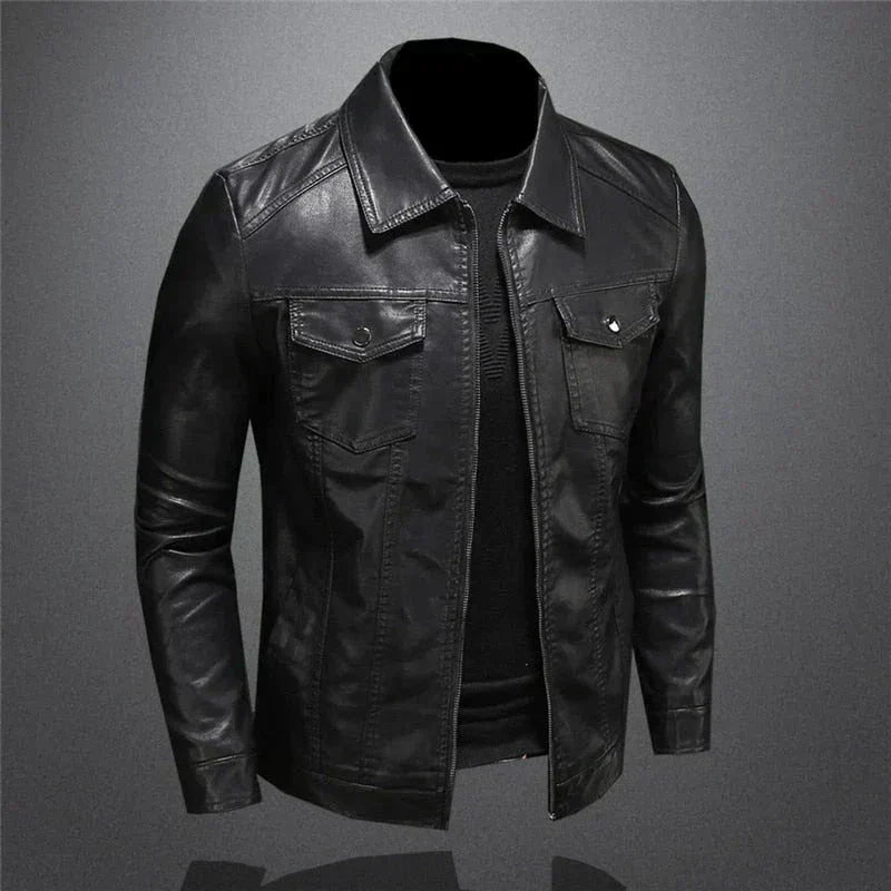 Jacke aus veganem Leder