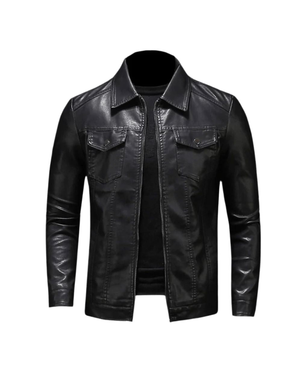 Jacke aus veganem Leder