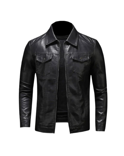 Jacke aus veganem Leder