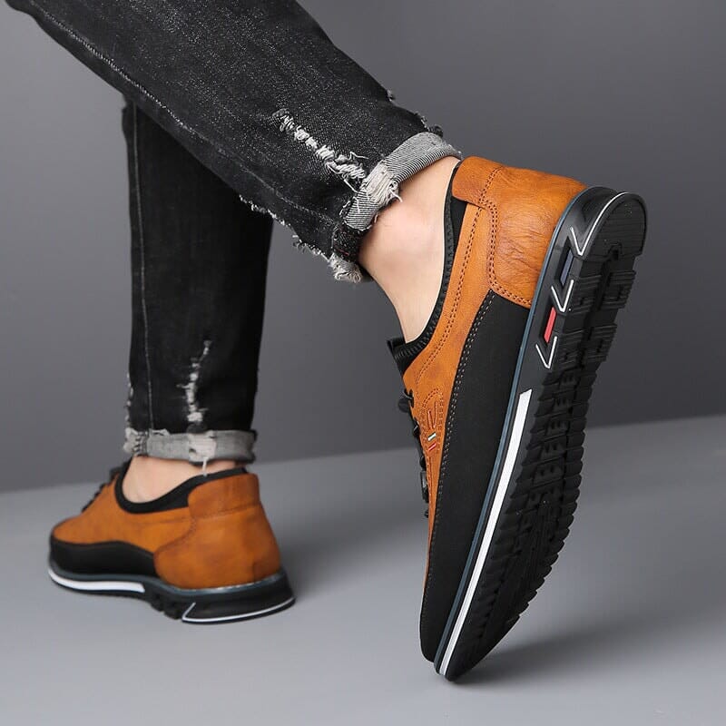 Lässige Lederschuhe
