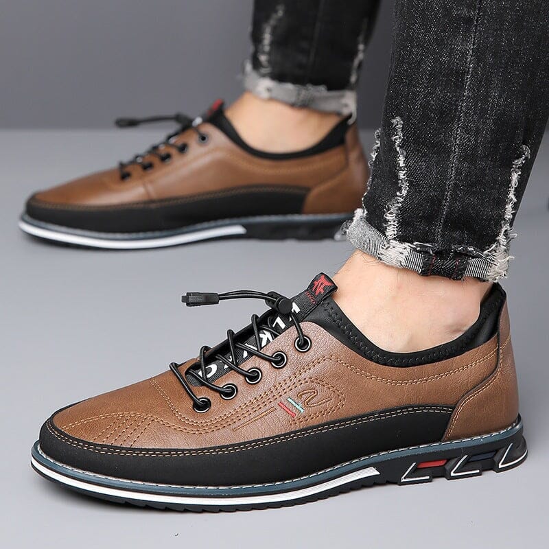 Lässige Lederschuhe