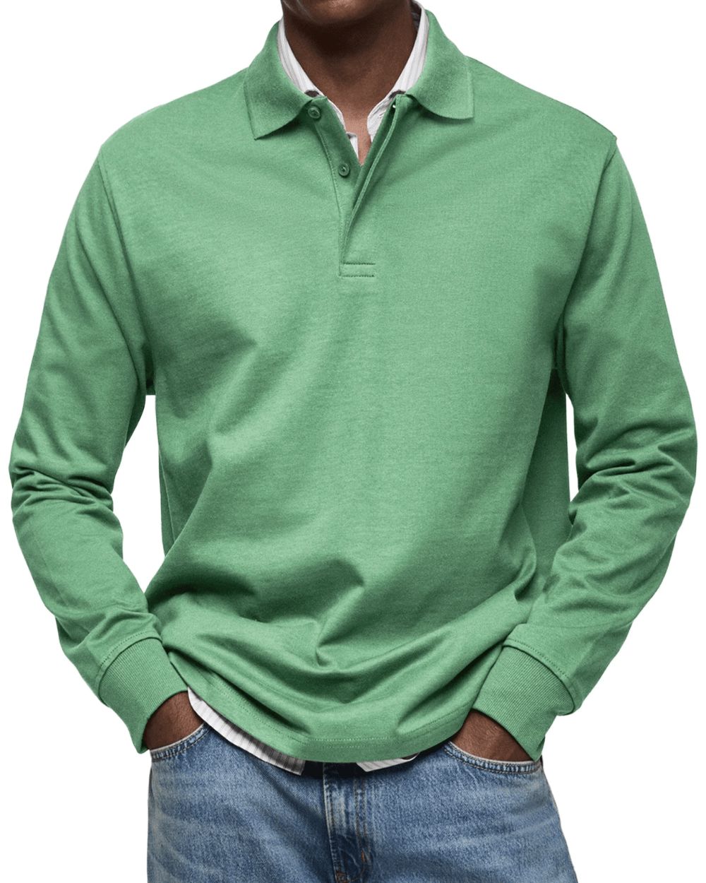 Lässiger Polo-Pullover