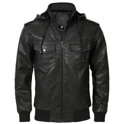 Lederjacke Seefeld – Schwarz