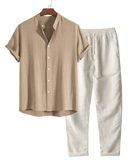 Leichtes Leinen-Outfit