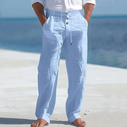 Sommerhose aus Leinen
