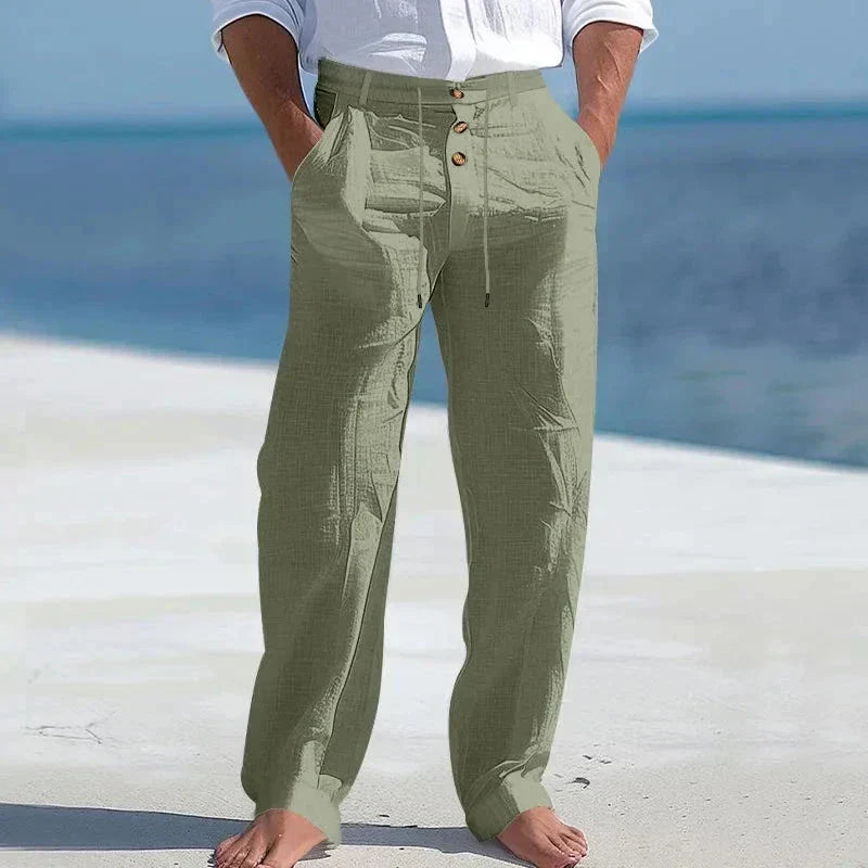 Sommerhose aus Leinen