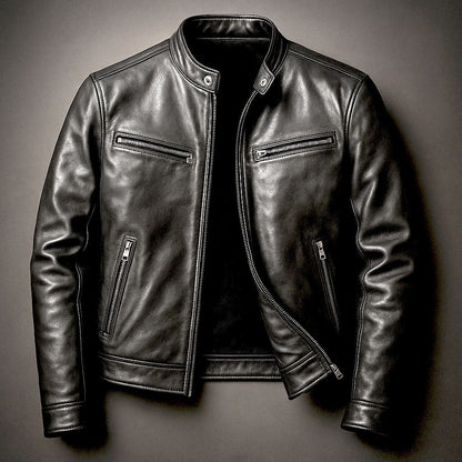 Vintage-Lederjacke